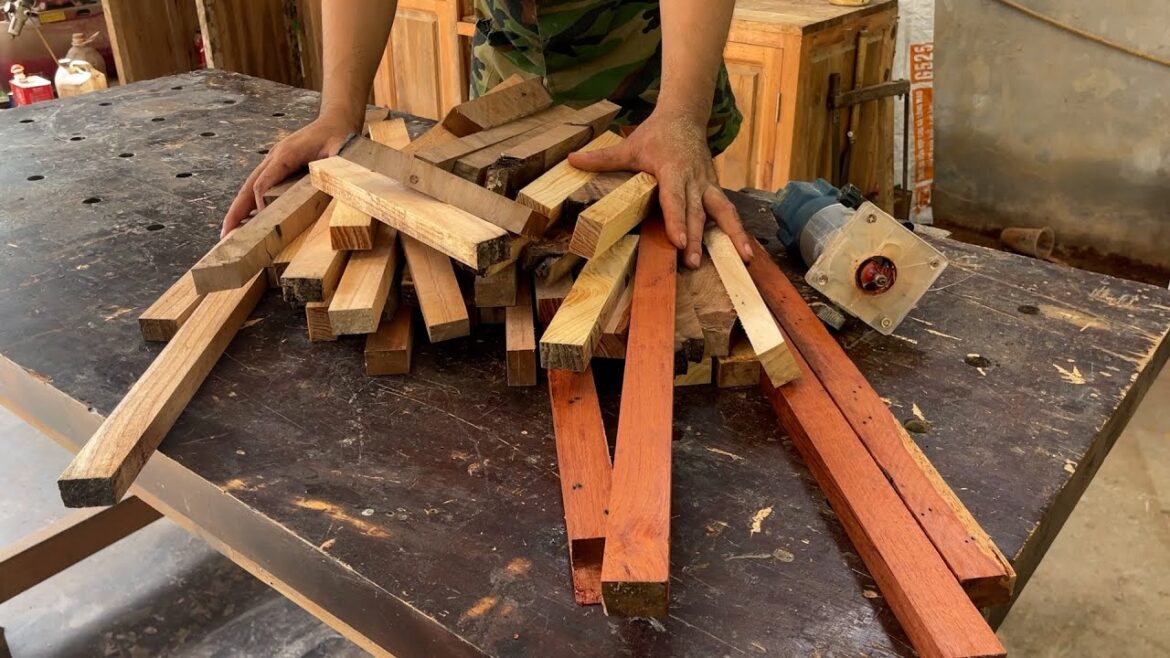 Bring Scrap Wood To Life // Amazing Garden Coffee Table Design By Carpenter Bring Scrap Wood To Life // Amazing Garden Coffee Table Design By Carpenter