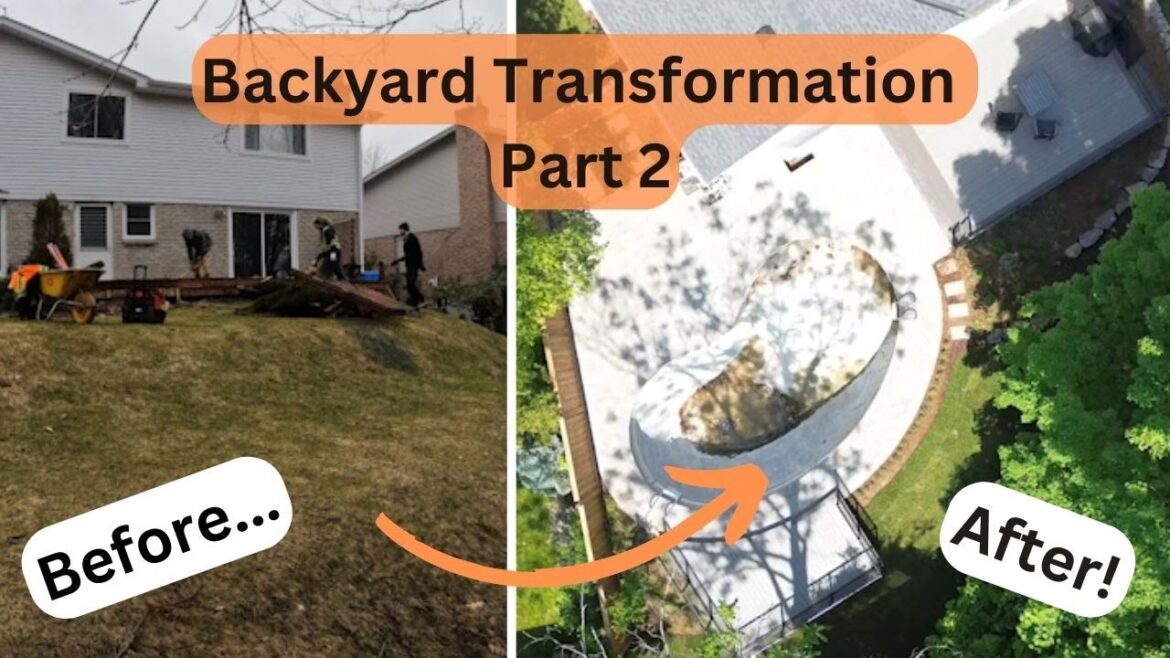 Backyard Landscape Transformation – Before and After Landscape Time Lapse PART 2 Backyard Landscape Transformation - Before and After Landscape Time Lapse PART 2