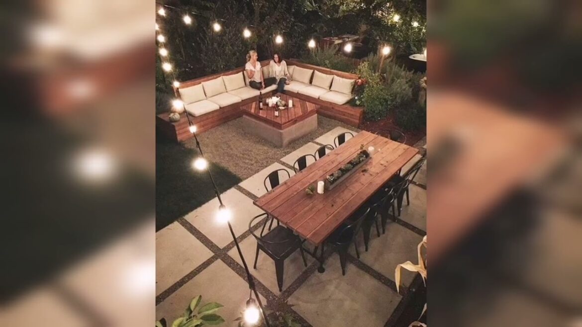 Home landscaping and outdoor space - simple small backyard landscaping ideas