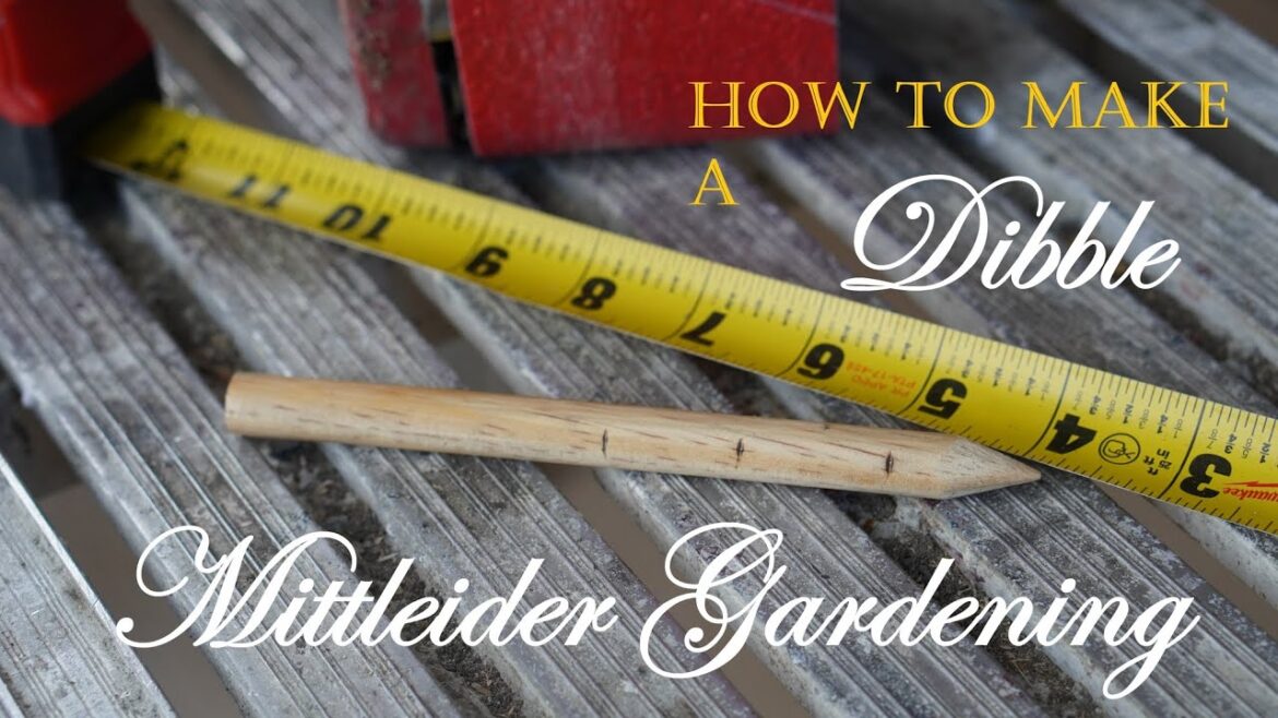 How to Make a Dibble (Mittleider Gardening) Dibble Dibber Dibbler How to Make a Dibble (Mittleider Gardening) Dibble Dibber Dibbler