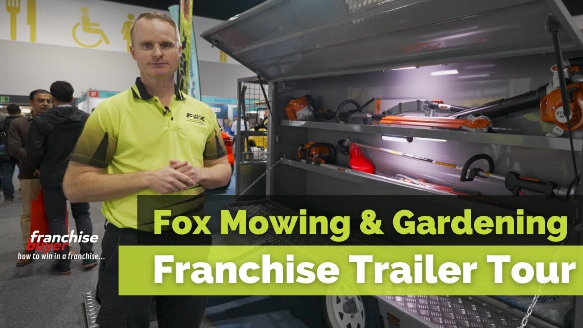 Fox Mowing & Gardening franchise trailer tour with Leo Lazich, Sydney Franchising Expo 2022 Fox Mowing & Gardening franchise trailer tour with Leo Lazich, Sydney Franchising Expo 2022