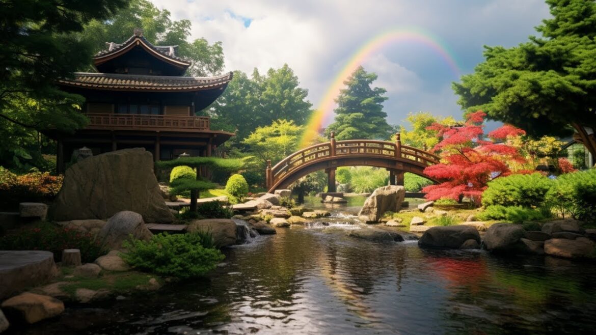 Japanese Garden | Flute Music | Relaxing Ambient Music
