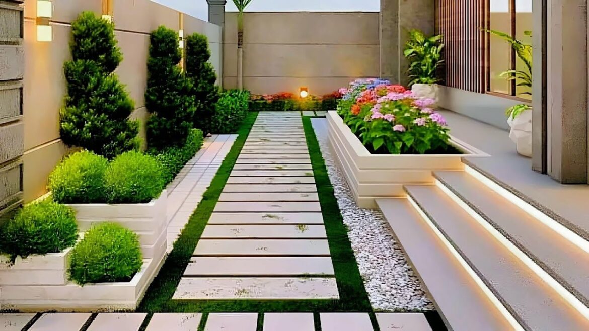 Modern Backyard garden Landscaping Ideas| House Patio Design Ideas| Front Yard Garden Design
