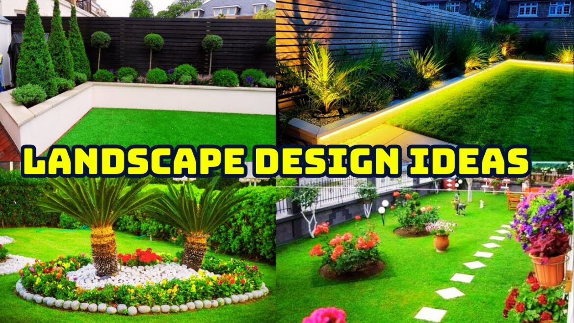 Landscape design ideas |Garden design for small garden | Landscape design ideas |Garden design for small garden |