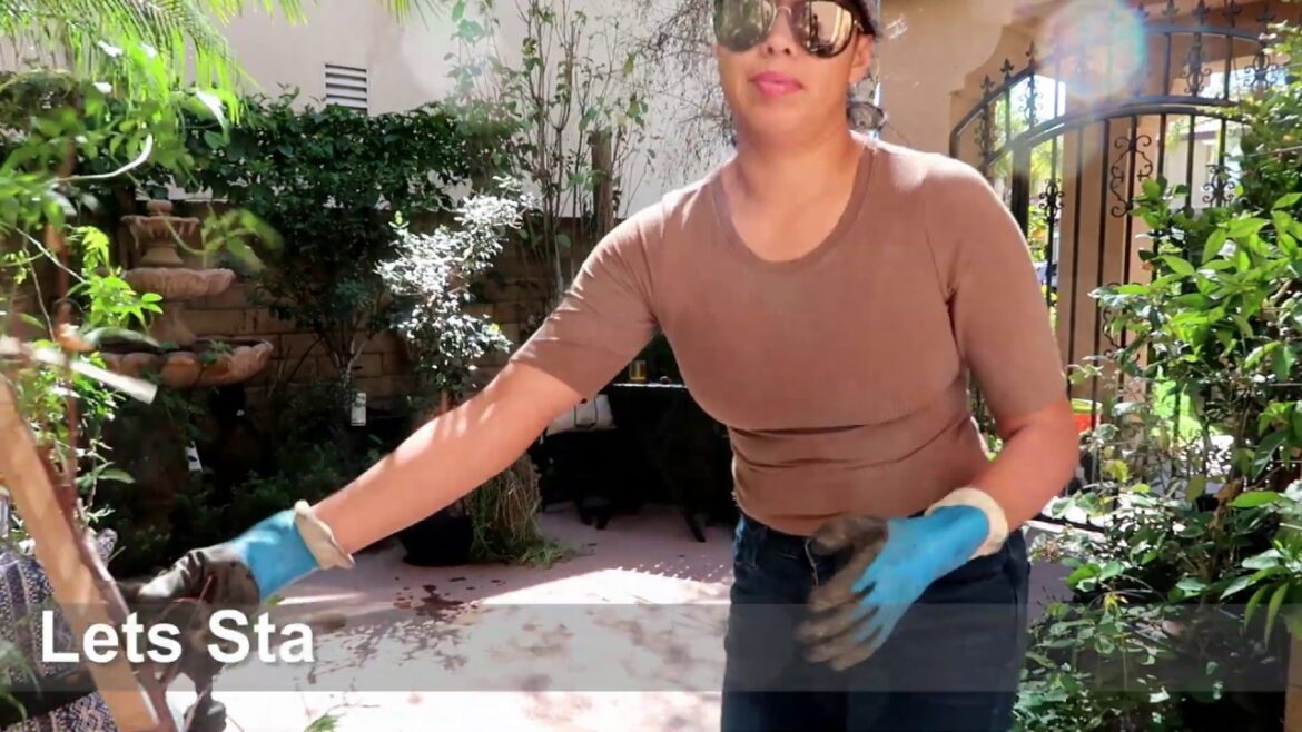 EDIBLE GARDEN: 1st Spring DAY | Clean with me | 2020 GARDEN LOVE'S PREPPING THE GARDEN #EDIBLEGADERN