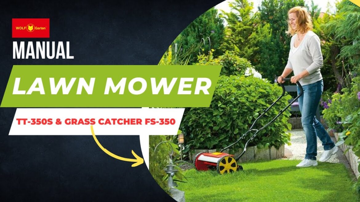 Manual Lawn Mower TT-350s & Grass Catcher FS-350 | Best Gardening Tool | CALL NOW : 0141 672 7777 Manual Lawn Mower TT-350s & Grass Catcher FS-350 | Best Gardening Tool | CALL NOW : 0141 672 7777