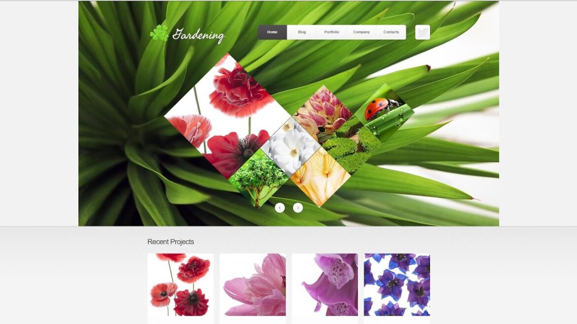 Garden Design Drupal Template - 40774