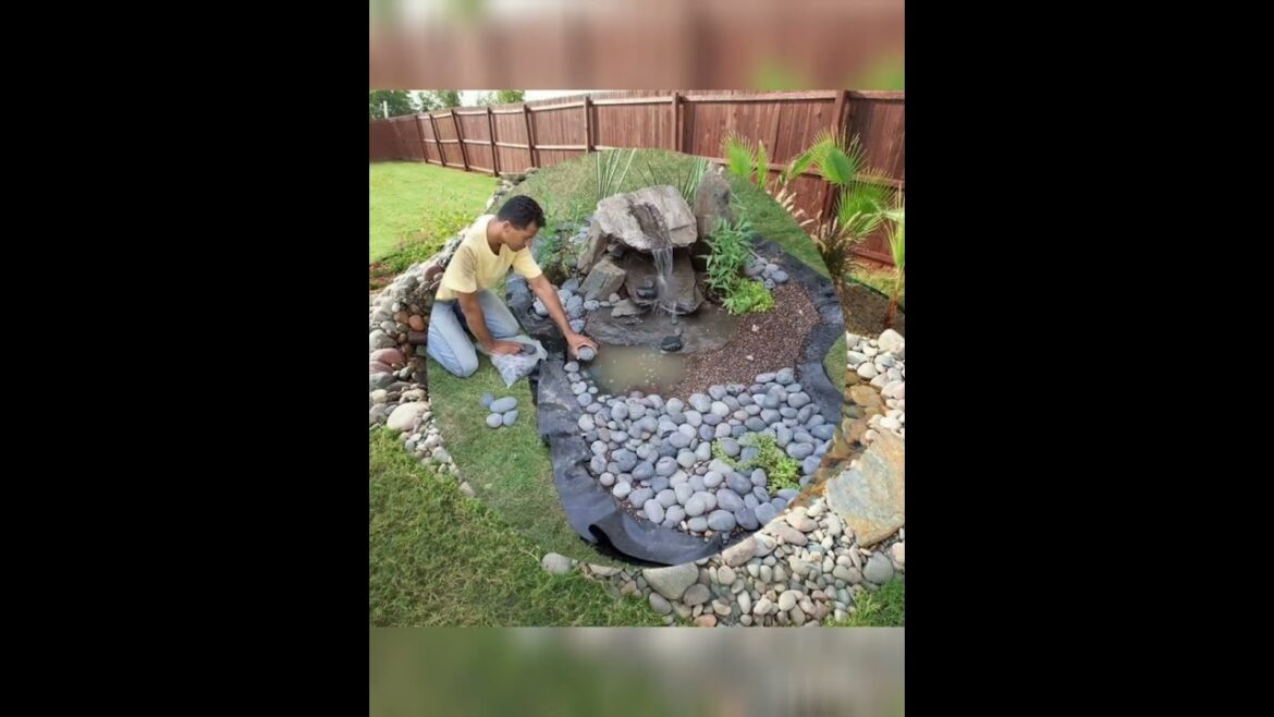 Stone and Rock Waterfall Pond and Fountain Garden ideas Stone and Rock Waterfall Pond and Fountain Garden ideas