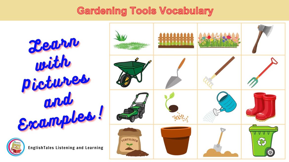 Gardening Tools Vocabulary | English Vocabulary | Learn English #vocabulary #english #garden