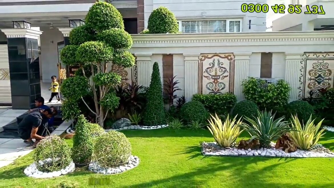 Most Beautiful creative Modern Landscape design 1kanal house outside garden Designing 0300 45 92 737 Most Beautiful creative Modern Landscape design 1kanal house outside garden Designing 0300 45 92 737