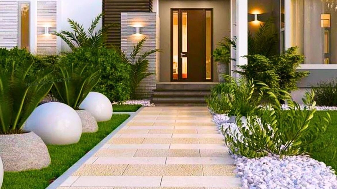 200 Front Yard Garden Landscaping Ideas 2023   Backyard Patio Design   Modern House Exterior Design