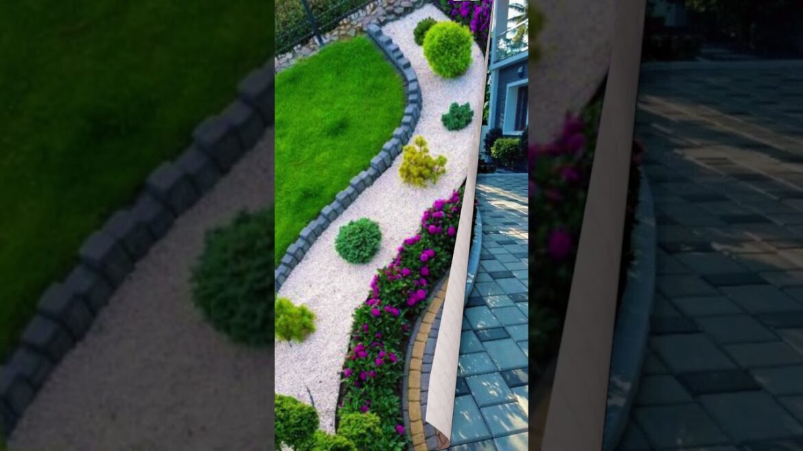 Modern garden design and landscaping |backyard ideas 2023|Frontyard|#shorts #garden