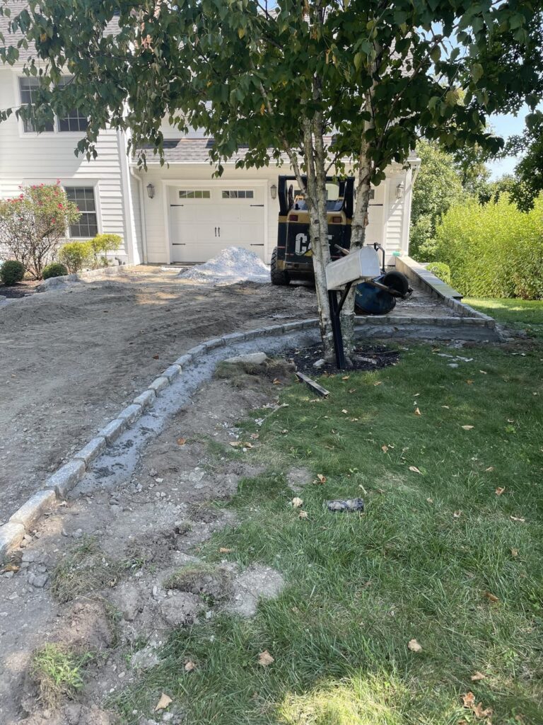 Having my driveway redone (raised to prevent flooding in the house) and wondering what I’m supposed to do with this mound of concrete.