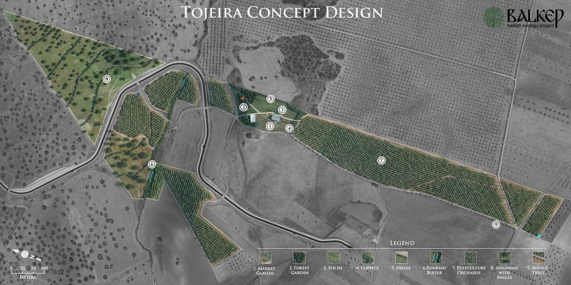 Regenerative Landscape Design for a 28 ha Site - Beja - Portugal