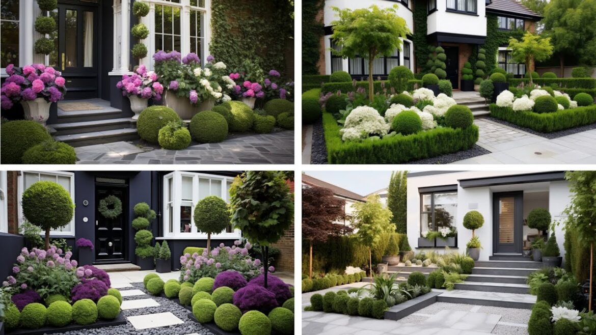 The Latest Collection of Instagrammable Beautiful  Front Garden Design Ideas 2024