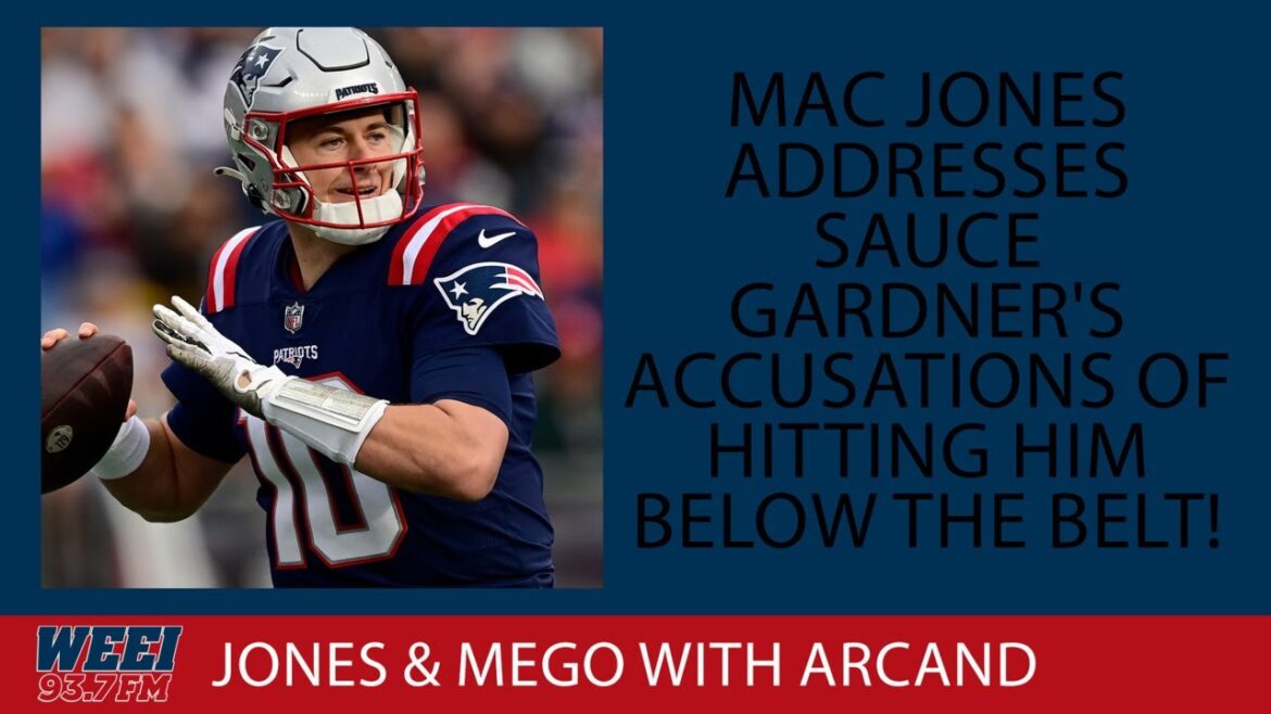 Mac Jones addresses Sauce Gardner’s accusations of hitting him below the belt! Mac Jones addresses Sauce Gardner's accusations of hitting him below the belt!