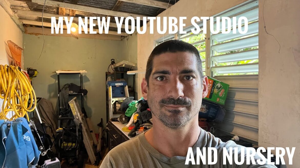My garden nursery and YouTube studio plans