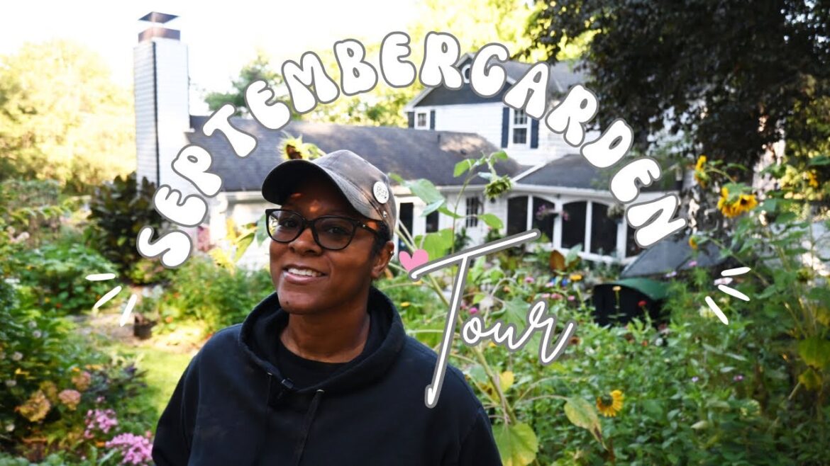 GARDENING ON .18TH OF AN ACRE! GROWING FOOD AND FLOWERS | FALL GARDEN TOUR ZONE 5 GARDENING ON .18TH OF AN ACRE! GROWING FOOD AND FLOWERS | FALL GARDEN TOUR ZONE 5