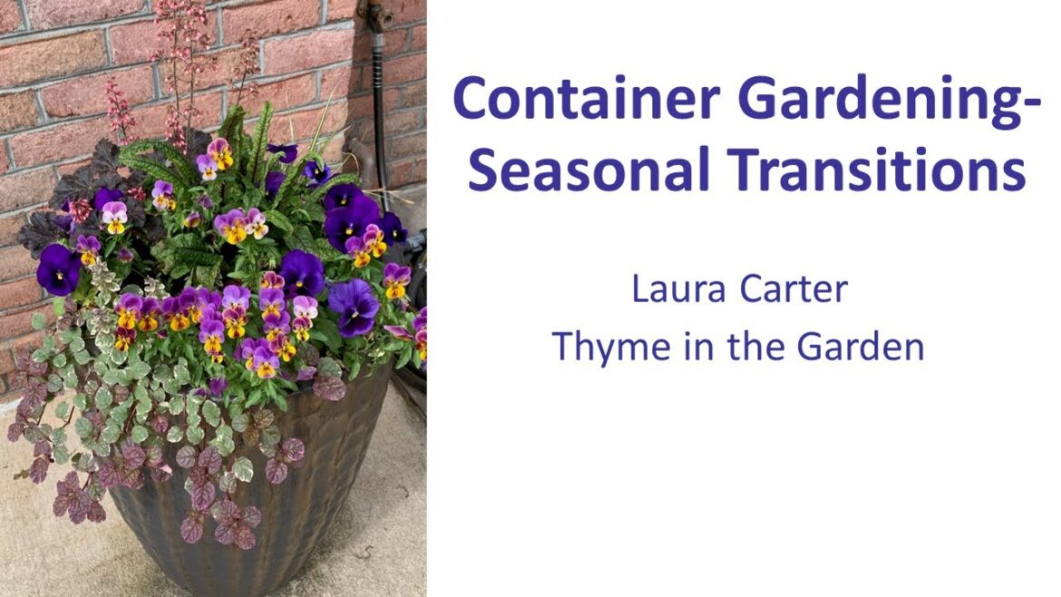 Container Gardening-Seasonal Transitions Container Gardening-Seasonal Transitions