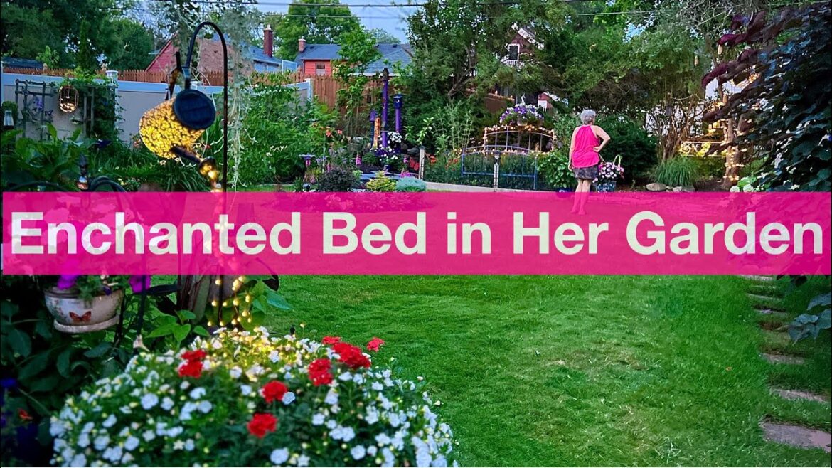 A Garden with an Enchanted Bed | Moonlight Garden & Gallery | Garden Tour
