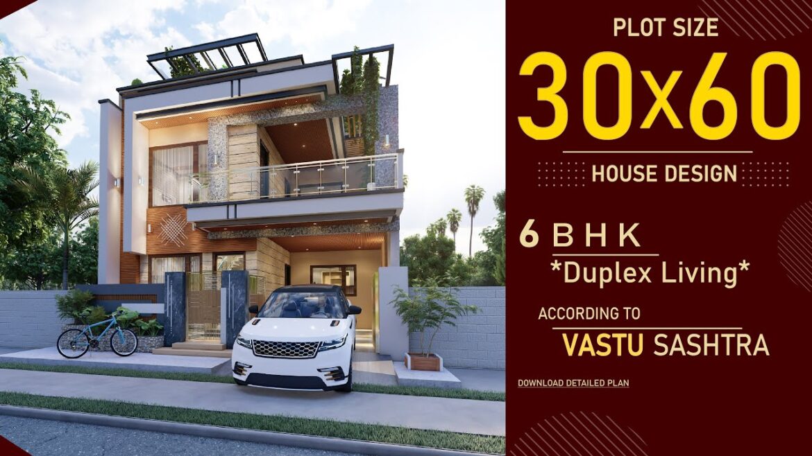 30x60 South Facing House Plans | 6BHK | Duplex House Design | 30*60 Home Design | 30by60 House Plan