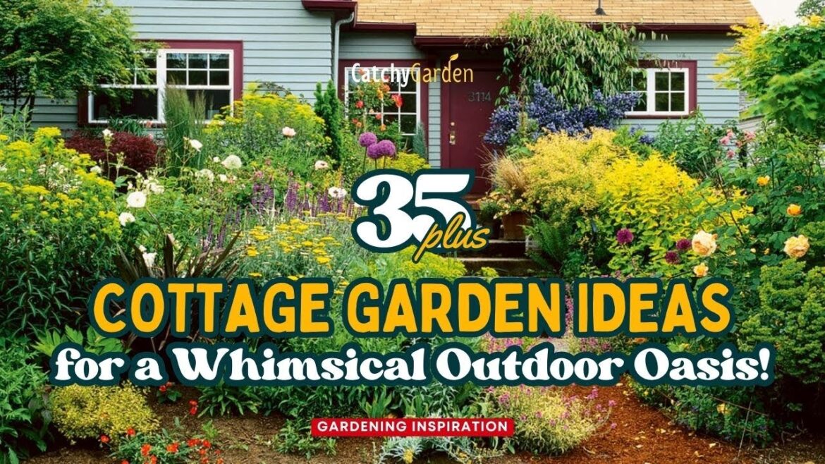 30+ Cottage Garden Ideas for a Whimsical Outdoor Oasis! 🏡🌺🌴