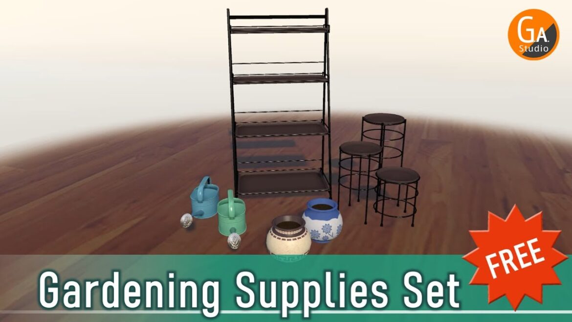 Gardening Supplies Set by Game Asset Studio