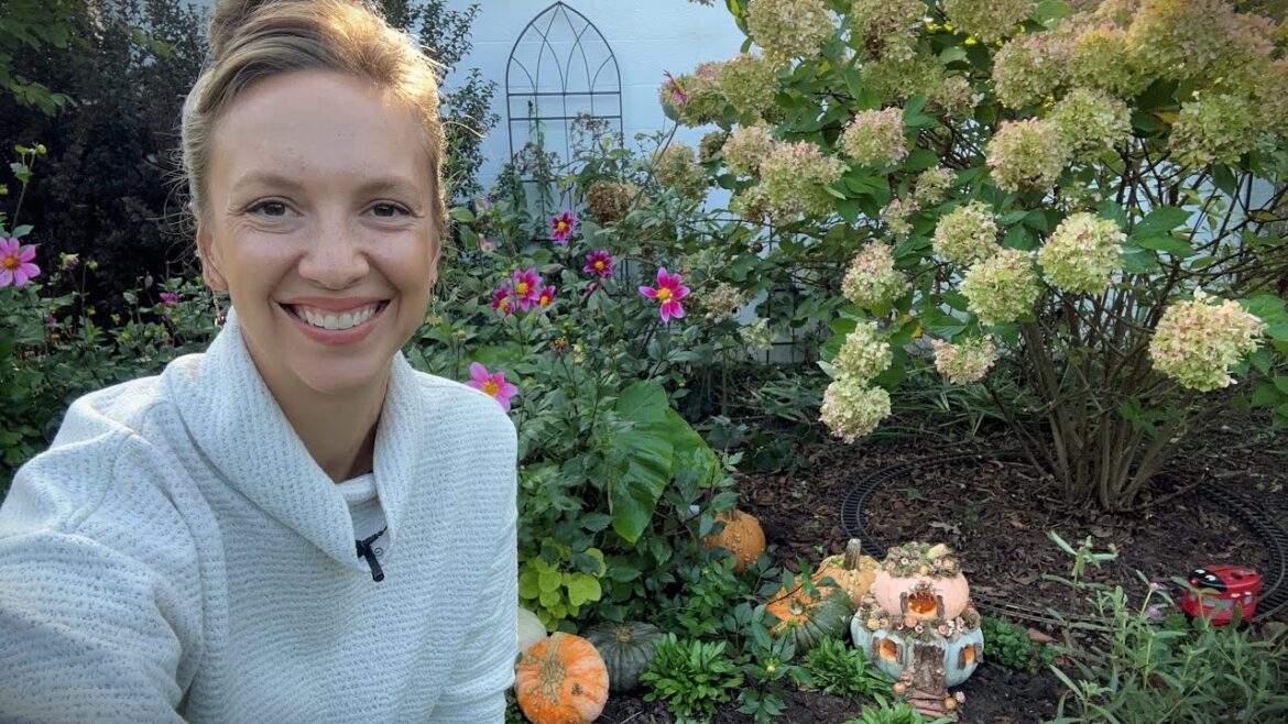 Pumpkin Fairy House for the Garden Railroad & Picking Up Gourds for the Dried Flower Christmas Tree! Pumpkin Fairy House for the Garden Railroad & Picking Up Gourds for the Dried Flower Christmas Tree!