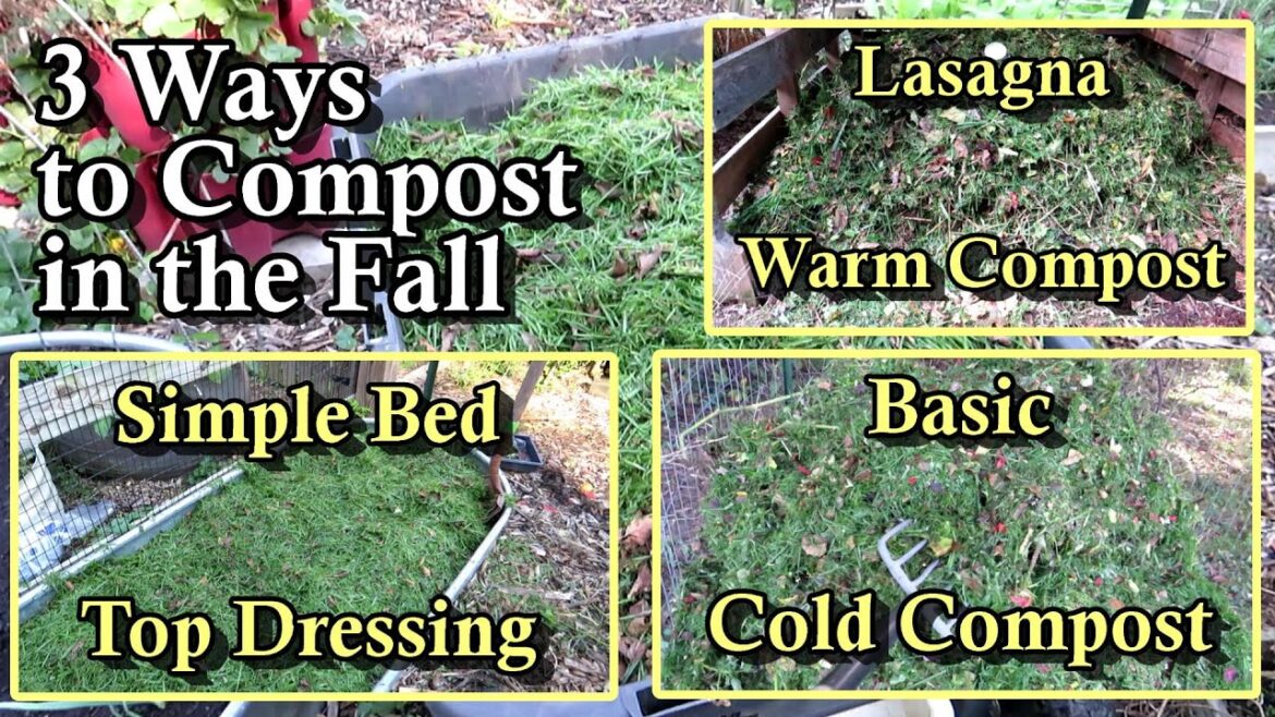 Gary Pilarchik: Easy Fall Composting with Lawn/Grass Clippings: 3 Ways to Use Them in Your Gardens! Easy Fall Composting with Lawn/Grass Clippings: 3 Ways to Use Them in Your Gardens!