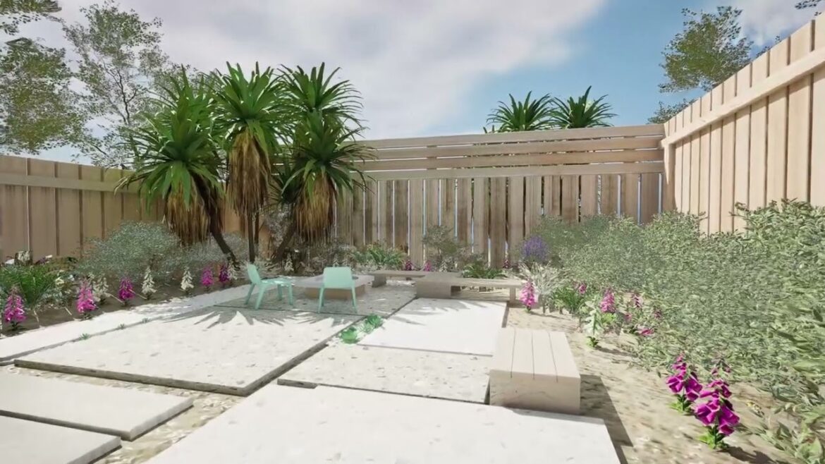 courtyard patio landscape 3d animation with unreal engine and 3d files courtyard patio landscape 3d animation with unreal engine and 3d files