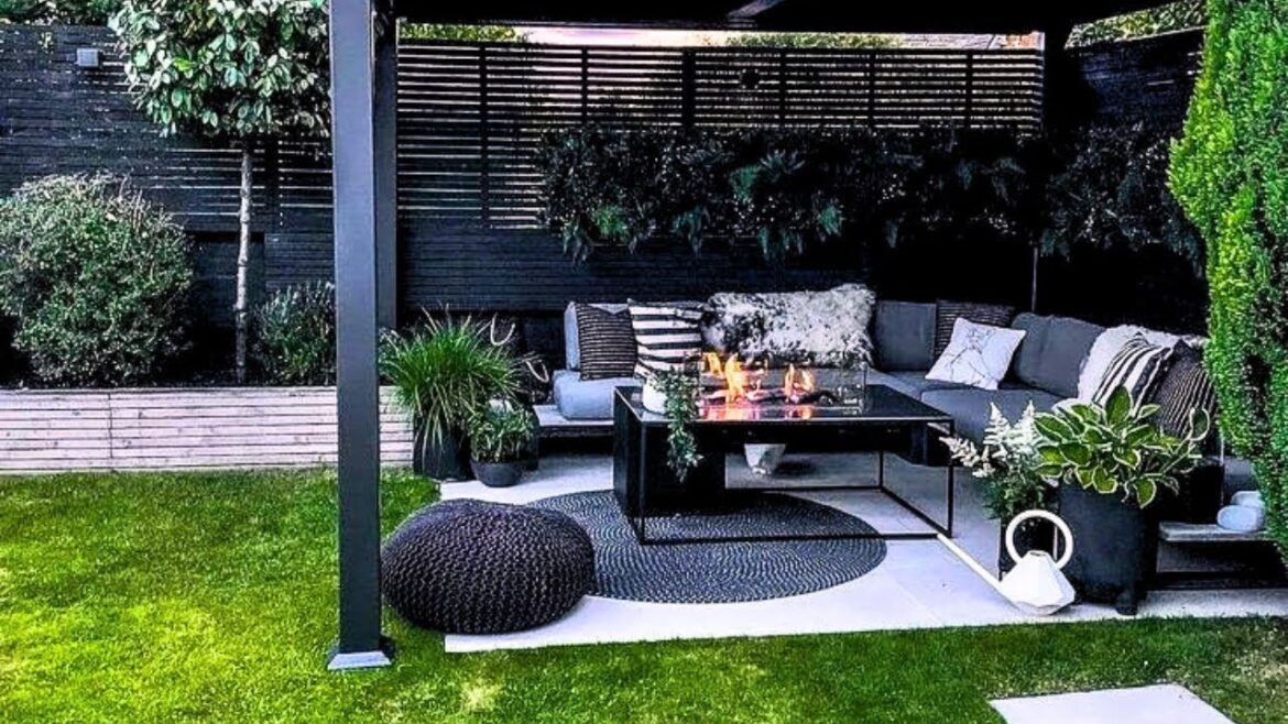 Modern House Patio Design 2023|Wooden Pergola Design| Modern House Exterior  #hanahomedecordiy Modern House Patio Design 2023|Wooden Pergola Design| Modern House Exterior  #hanahomedecordiy