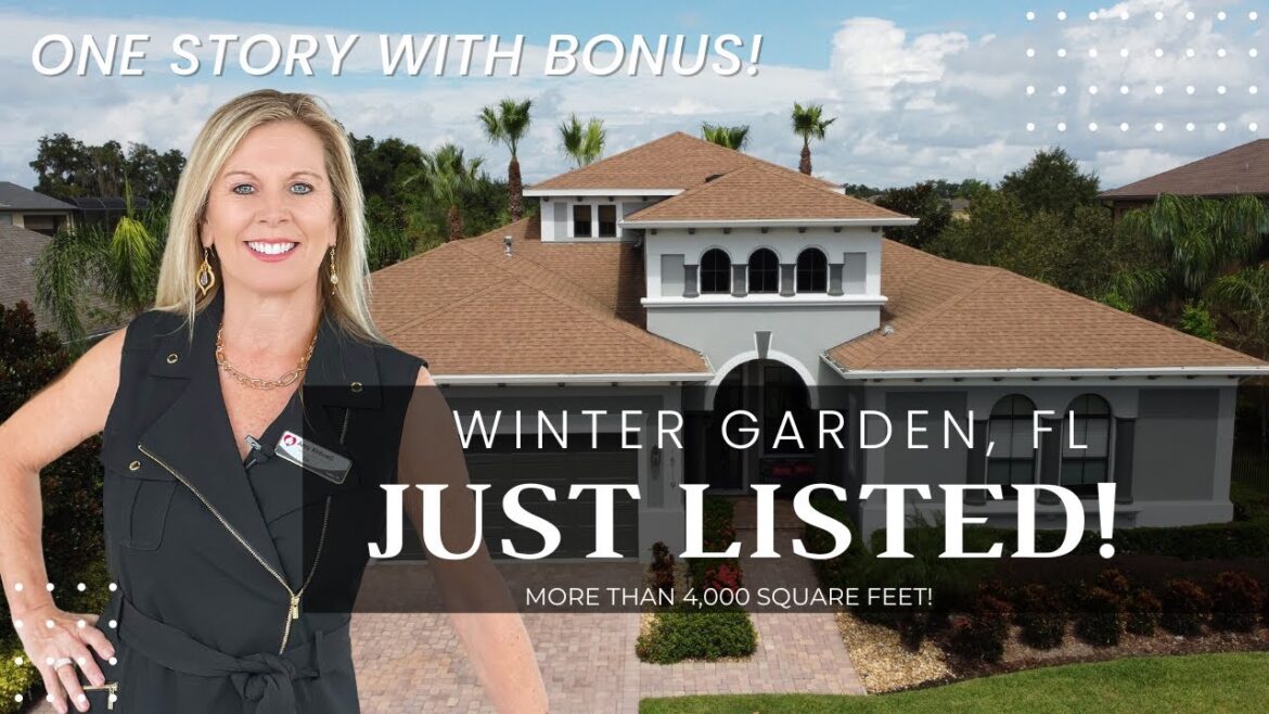 Winter Garden, Florida | One Story With Bonus Just Listed | 4,000+ Sq Feet! | Orlando Real Estate Winter Garden, Florida | One Story With Bonus Just Listed | 4,000+ Sq Feet! | Orlando Real Estate