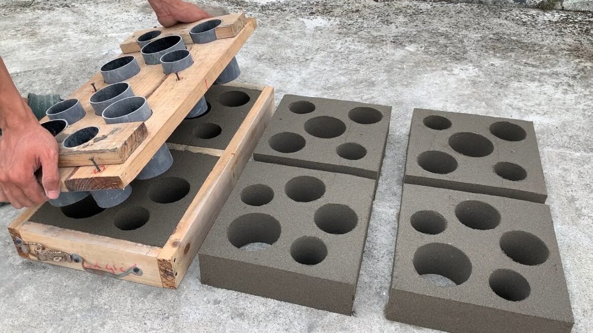 Diy – Cement Ideas Tips / Making molds and casting decorative garden ventilation bricks from wood Diy - Cement Ideas Tips / Making molds and casting decorative garden ventilation bricks from wood