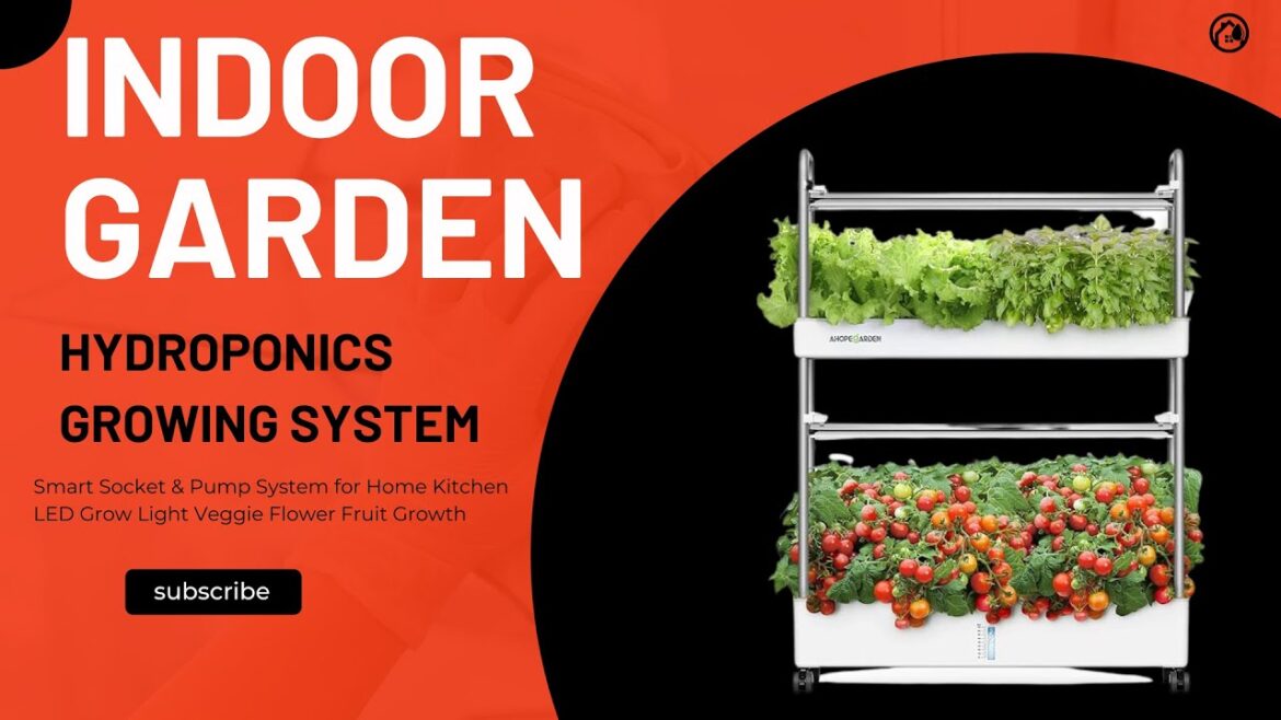 Indoor Hydroponics Growing System | Soilless Gardening | Space-Saving Plant System |