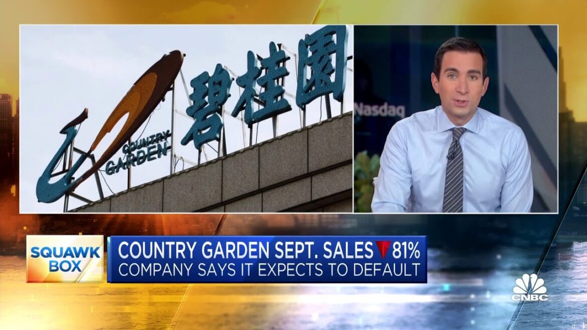 Country Garden says it may not be able to repay debt, warns of uncertainty around liquidity position