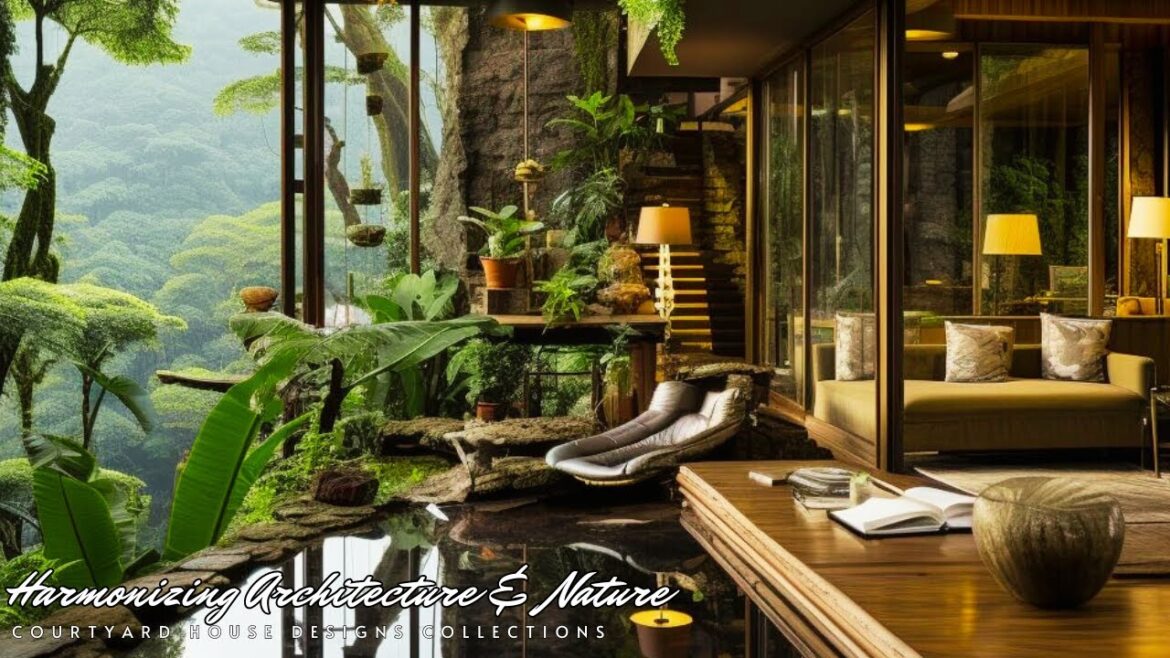 Charming Harmonizing Architect And Nature | Courtyard house Design Collections