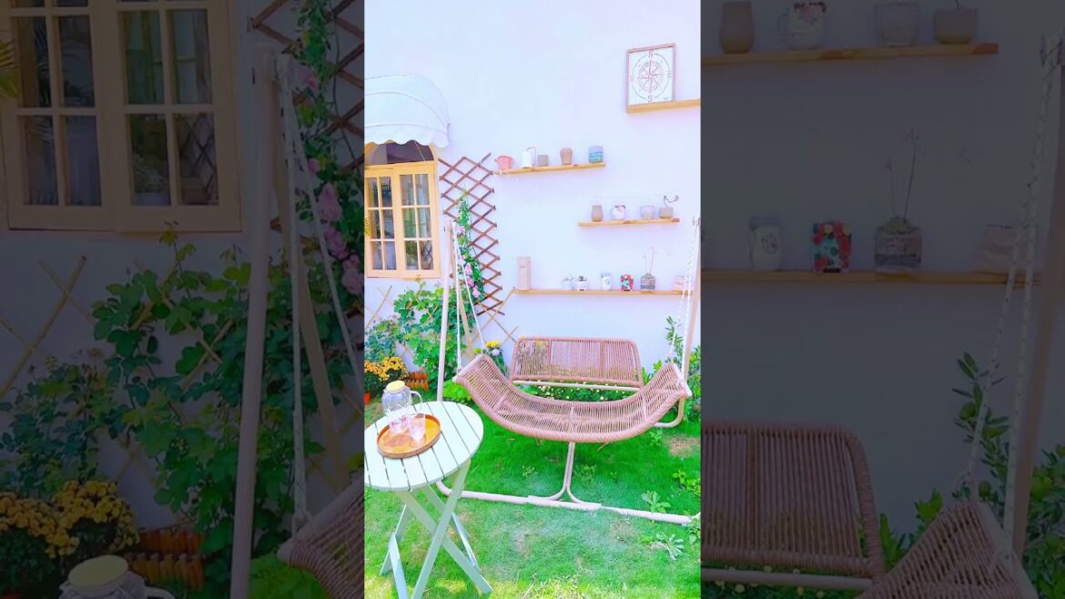 House's garden design #landscape #travel #quiet #mountains #fantastic #wonderland#design#yard