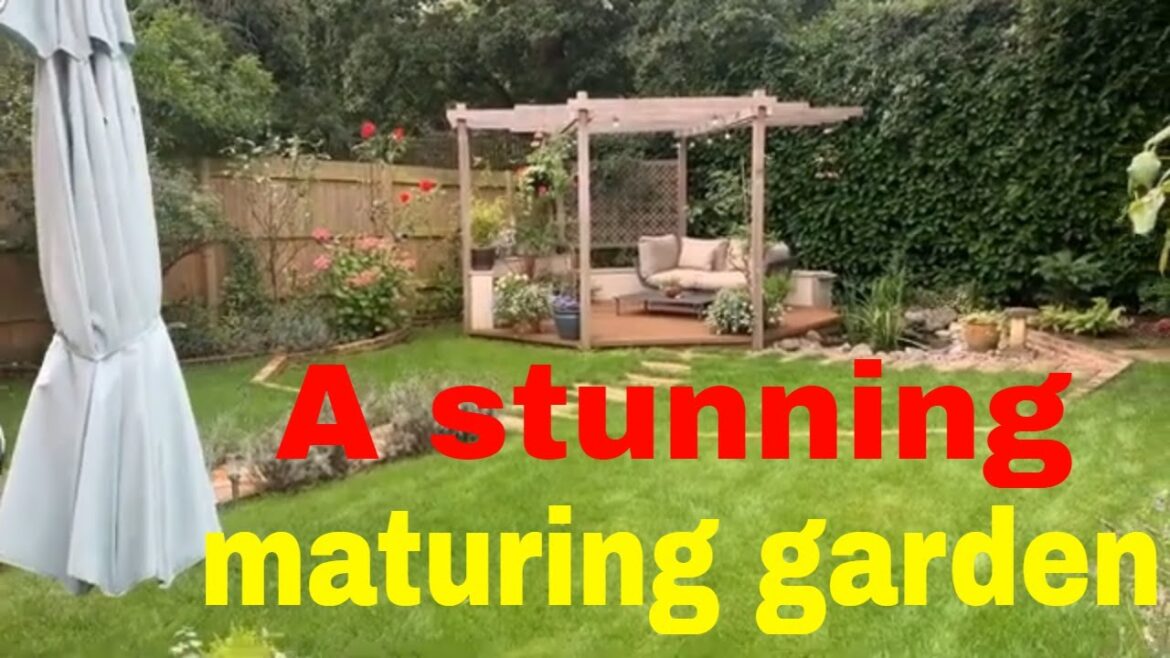 A beautiful garden design, matured over time.