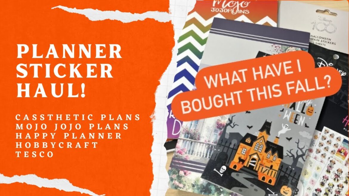 STICKER HAUL | Cassthetic Plans, Mojo Jojo Plans, Happy Planner, Hobbycraft, Tesco STICKER HAUL | Cassthetic Plans, Mojo Jojo Plans, Happy Planner, Hobbycraft, Tesco