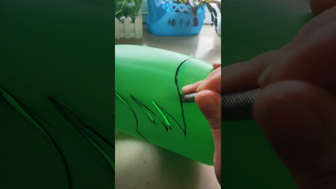 Design a bottle for plant flower for garden. #design #decoration #diy Design a bottle for plant flower for garden. #design #decoration #diy