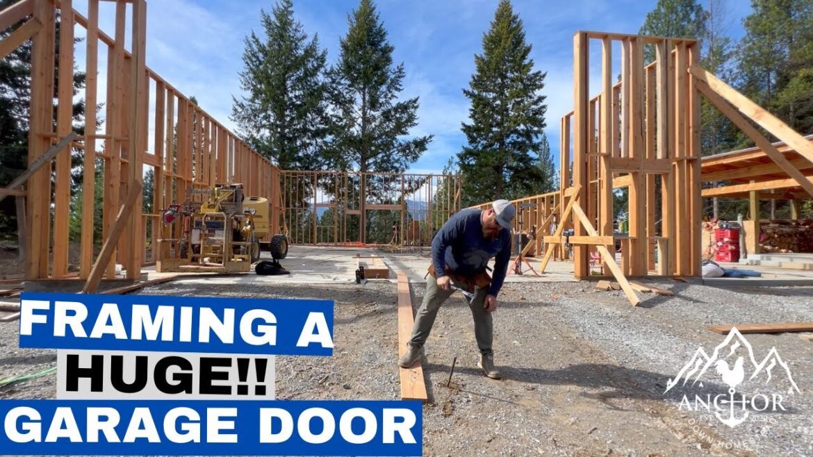 Community Building & Garage Door Framing | AnchorDownHomestead Community Building & Garage Door Framing | AnchorDownHomestead