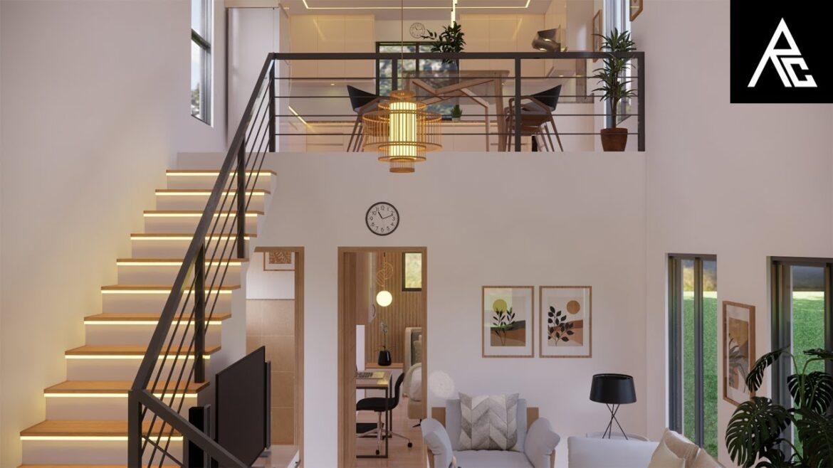 Outstanding Loft-Type Tiny House Design Idea (4.5x9.0 Meters Only)