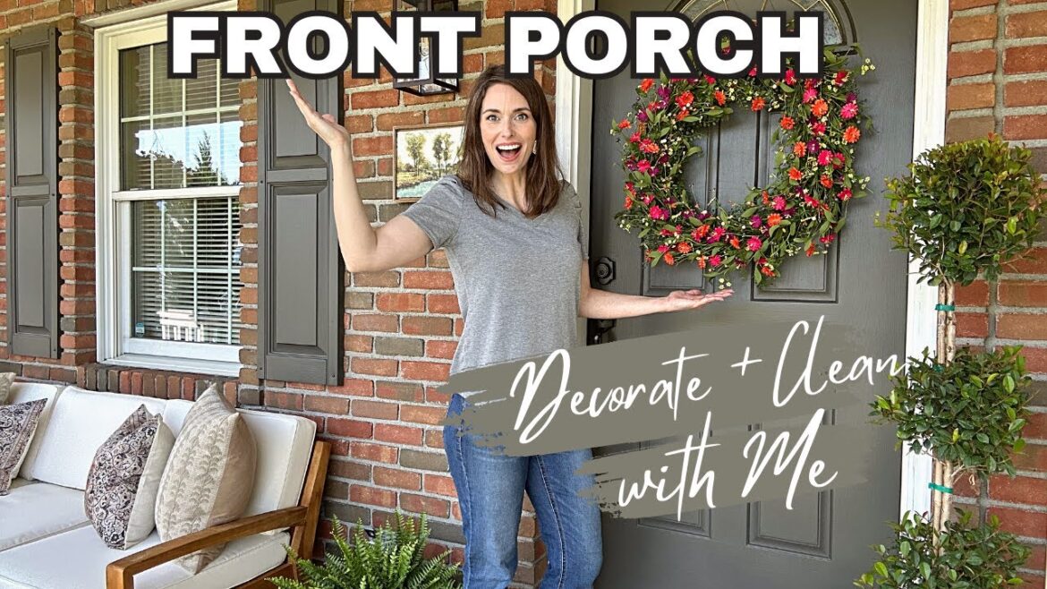 SMALL FRONT PORCH MAKEOVER | OUTDOOR DECORATING IDEAS | PORCH DECOR 2023 SMALL FRONT PORCH MAKEOVER | OUTDOOR DECORATING IDEAS | PORCH DECOR 2023