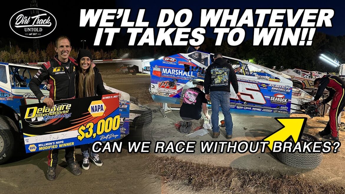 Last Minute Change of Plans!? Overcoming Obstacles To WIN At Delaware International Speedway!!!