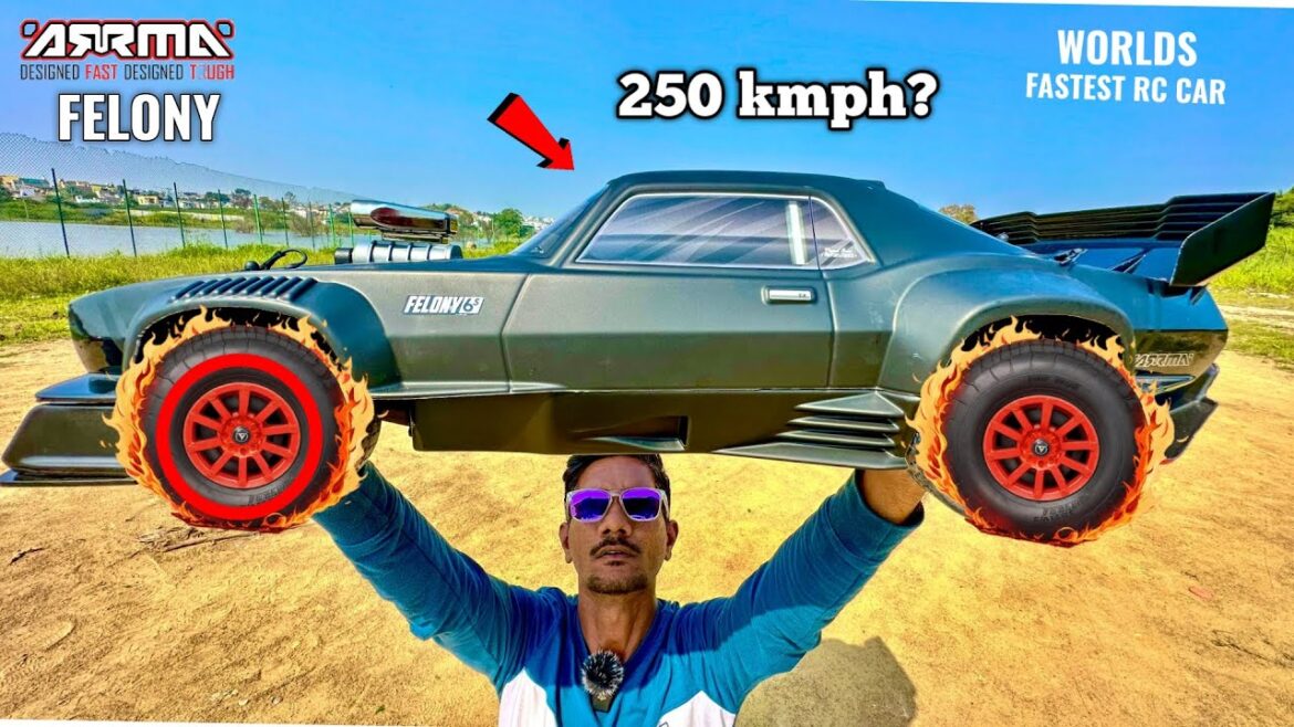 RC Black Beast Arrma Felony Car Part 2 - Chatpat toy tv