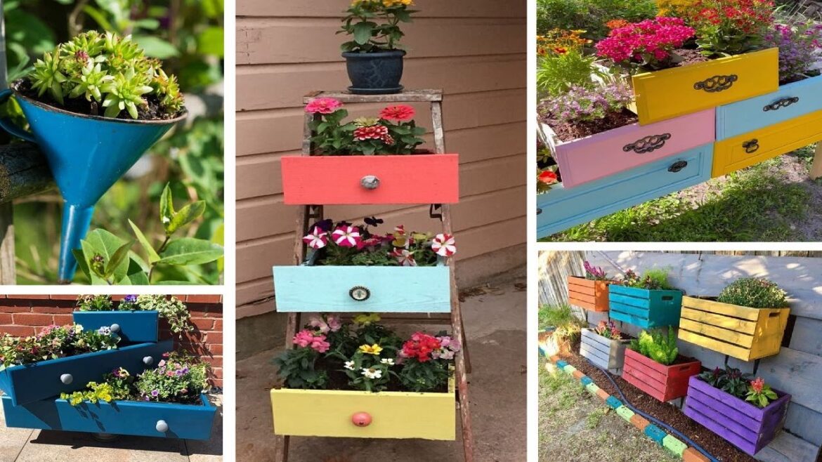 20 Brilliantly Creative Ways To Incorporate Old Furniture Into Your Garden Design | garden ideas