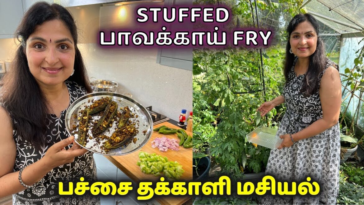 Healthy LUNCH Idea / சத்தான சிறுதானிய உணவு / Harvesting Vegetables #london #tamilvlog #gardening