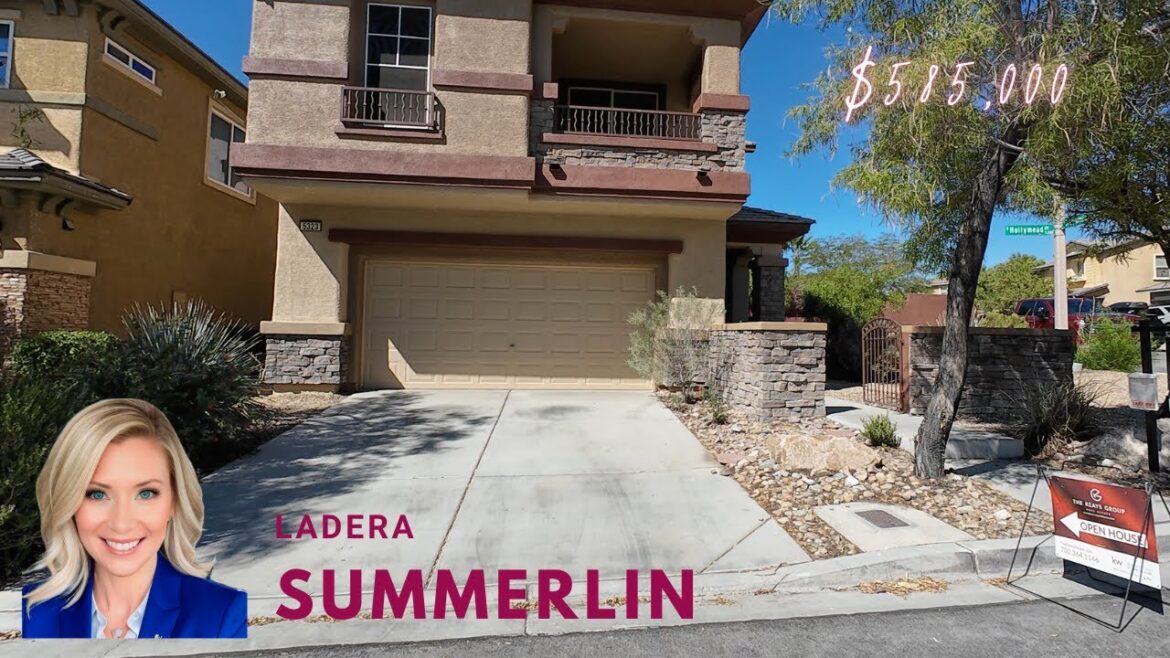 4BR Home in Prime Summerlin South Location! Near Mesa Park, 2500+ sq. ft, Corner Lot & Private Yard