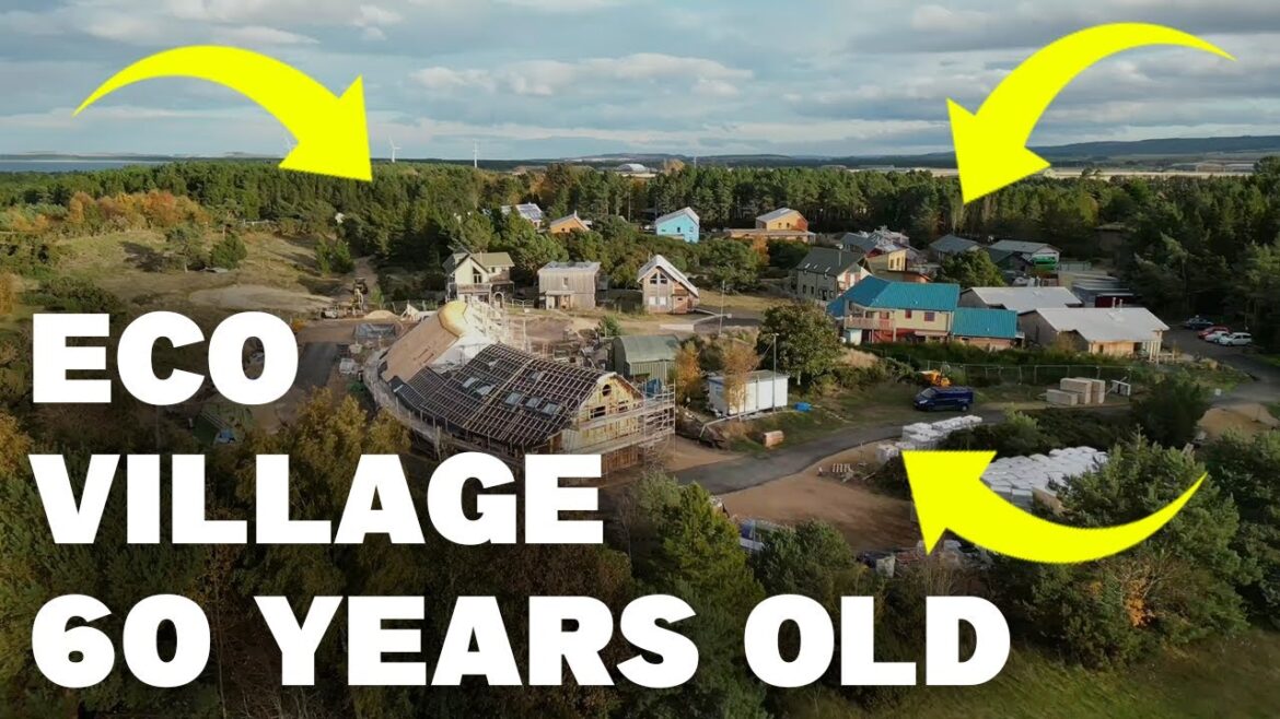 How 500 people live on 32 acres, sustainable ecovillage after 60 years!