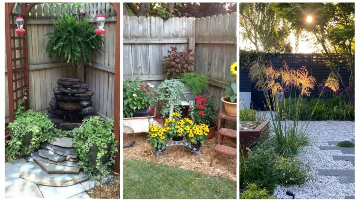 Beautiful corner garden ideas and designs - corner garden design ideas